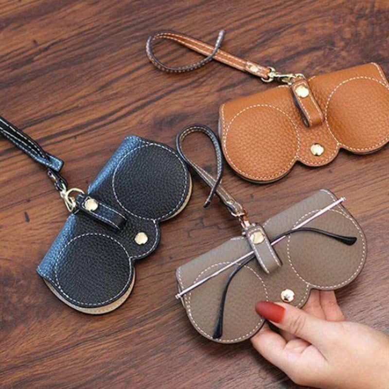 Moonlightbes Soft Leather Sunglasses Bag