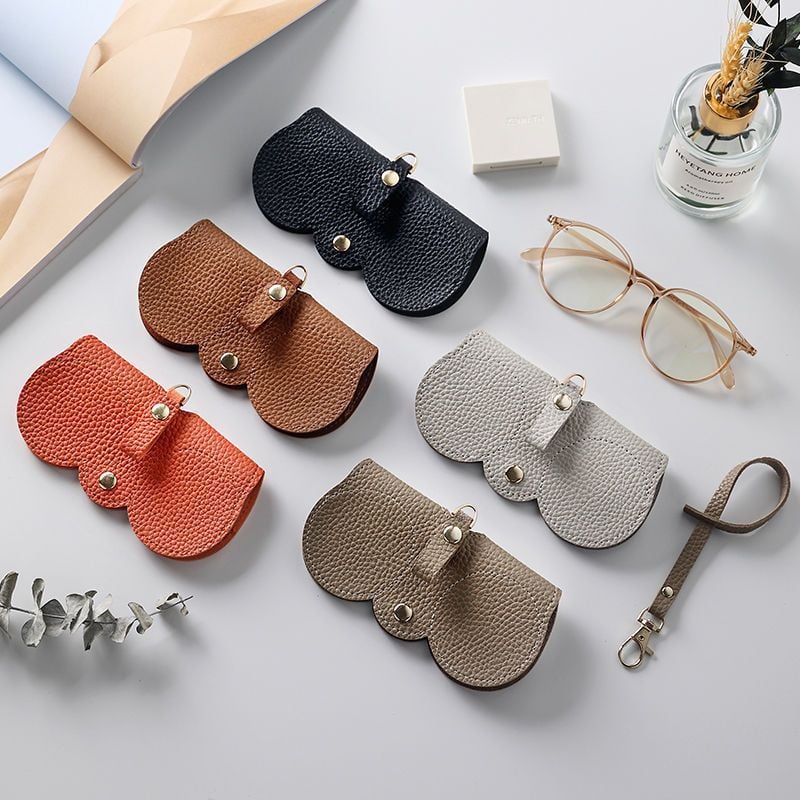 Moonlightbes Soft Leather Sunglasses Bag