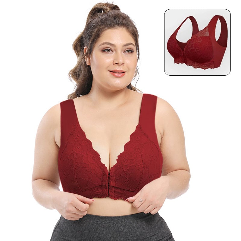 SORA BRA - FRONT CLOSURE 5D SHAPING PUSH UP BRA - SEAMLESS, BEAUTY BACK, COMFY