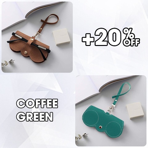 Summer Hot Sale - Soft Leather Sunglasses Bag