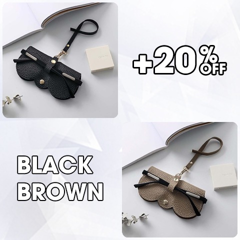 Summer Hot Sale - Soft Leather Sunglasses Bag