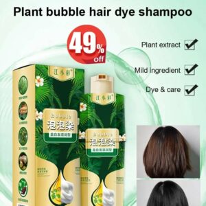 (SUMMER HOT SALE 49% OFF) Plant Bubble Hair Dye Shampoo