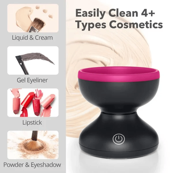 (Summer Hot Sale Now - SAVE 48% OFF) 2023 BEST SELLER Electric Makeup Brush Cleaner Machine