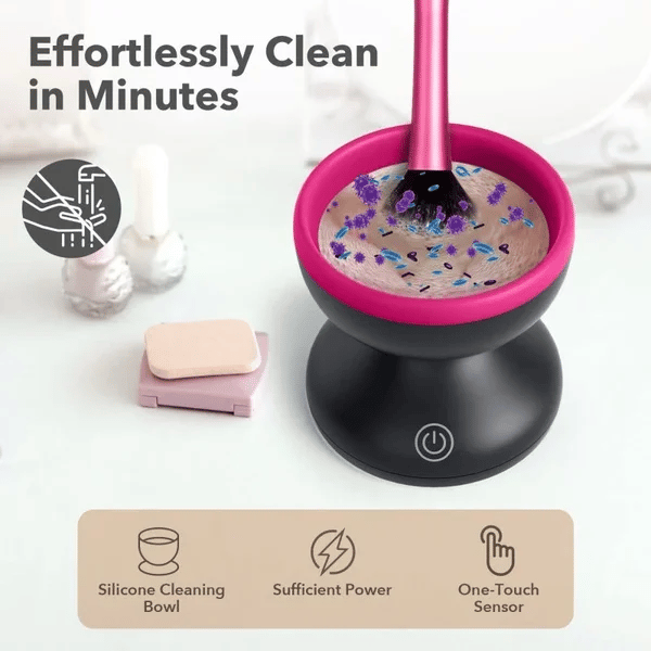 (Summer Hot Sale Now - SAVE 48% OFF) 2023 BEST SELLER Electric Makeup Brush Cleaner Machine