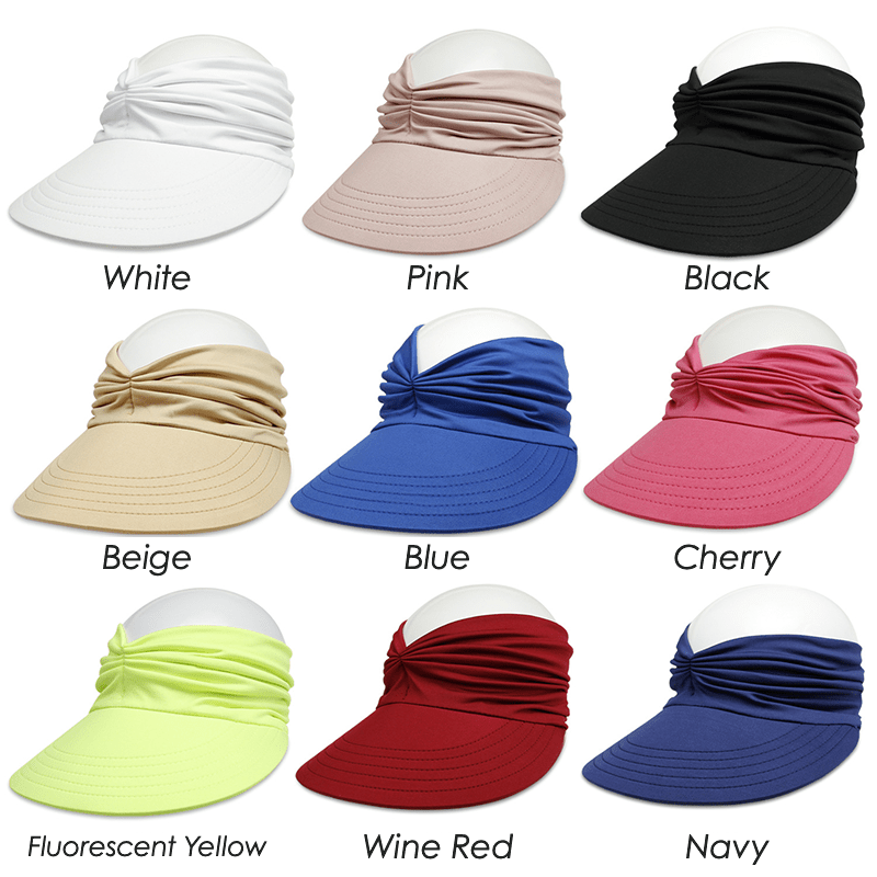 Summer Sun Visor Ponytail Hat