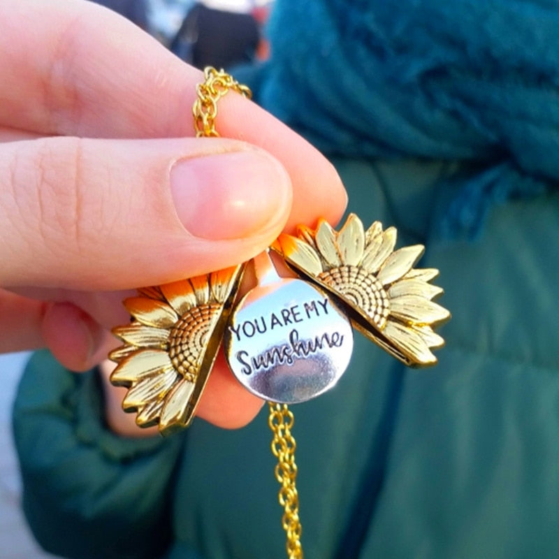 Sunshine Sunflower Necklace