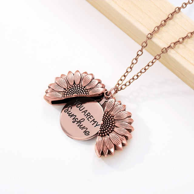 Sunshine Sunflower Necklace