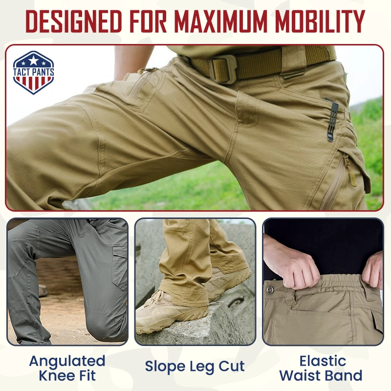 TactPants - 2023 Tactical Waterproof Cargo Pants