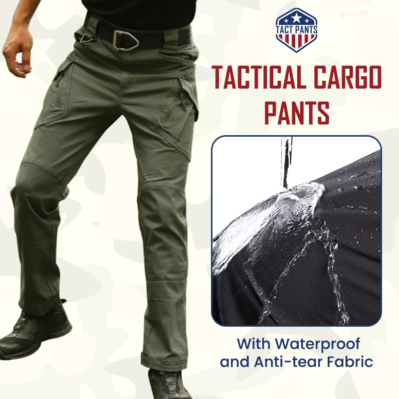 TactPants - 2023 Tactical Waterproof Cargo Pants