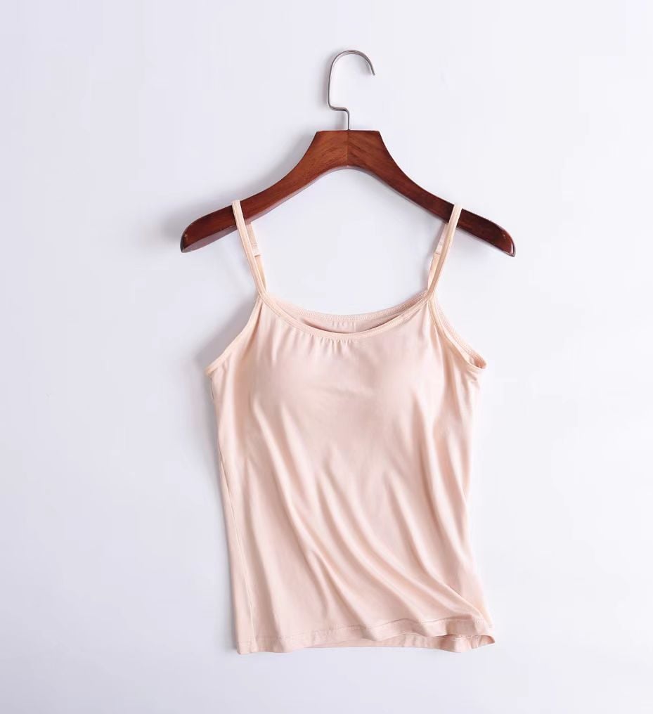 Tank Top with Built in Bra Camisole