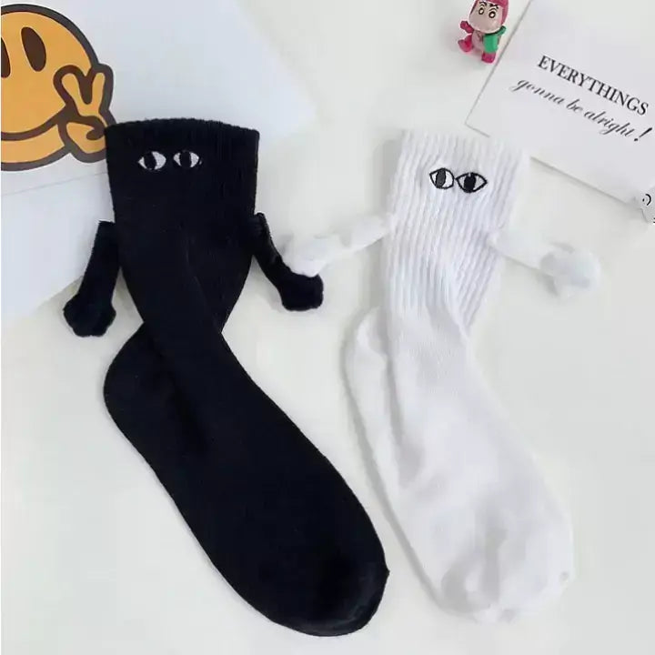 TeesNMerch Hand-in-Hand Socks - For Solemates Forever!