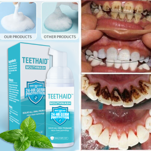 Teethaid - Pure Herbal Teeth Whitening & Mouth Repair Mousse