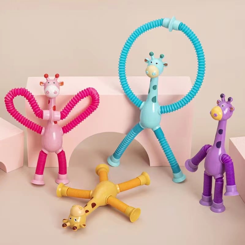 Telescopic Suction Cup Giraffe/Robot Toy