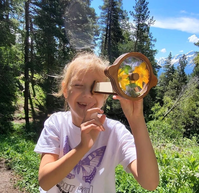 The Best Gift - Natural Wood Kaleidoscope