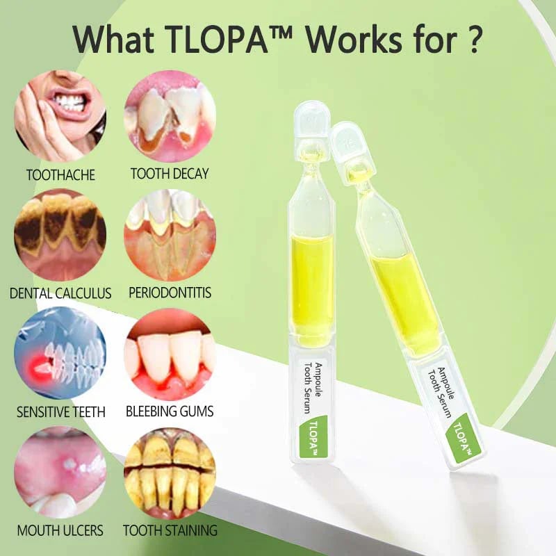 TLOPATM Ampoule Toothpaste, Removal of tartar and plaque bacteria and Teeth Whitening Essence Toothpaste.