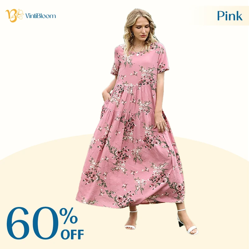 VintiBloom – Floral Summer Dress