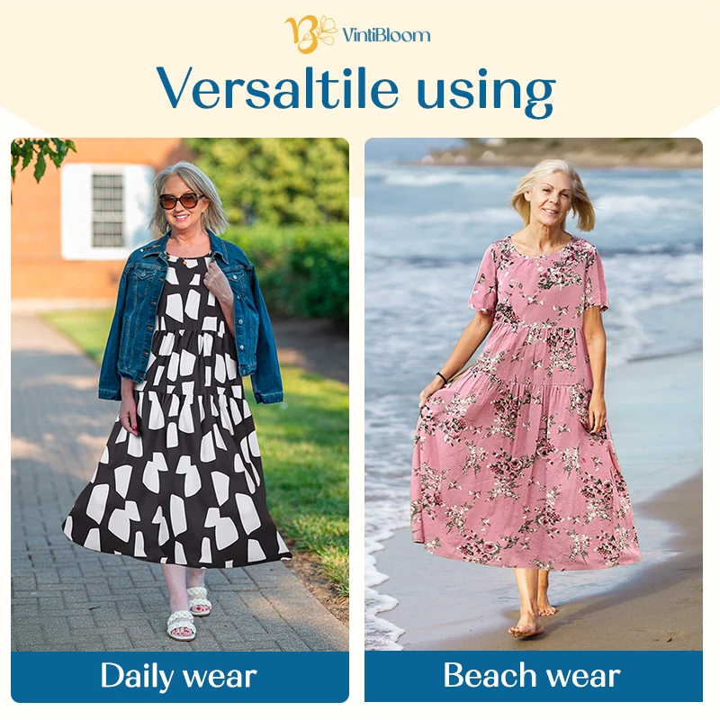 VintiBloom - Floral Summer Dress