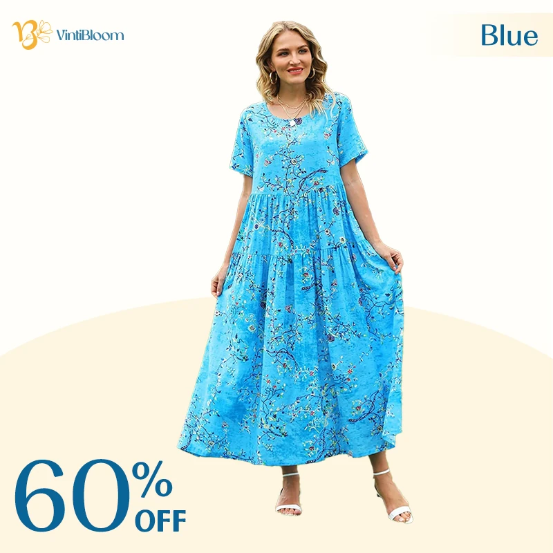 VintiBloom - Floral Summer Dress