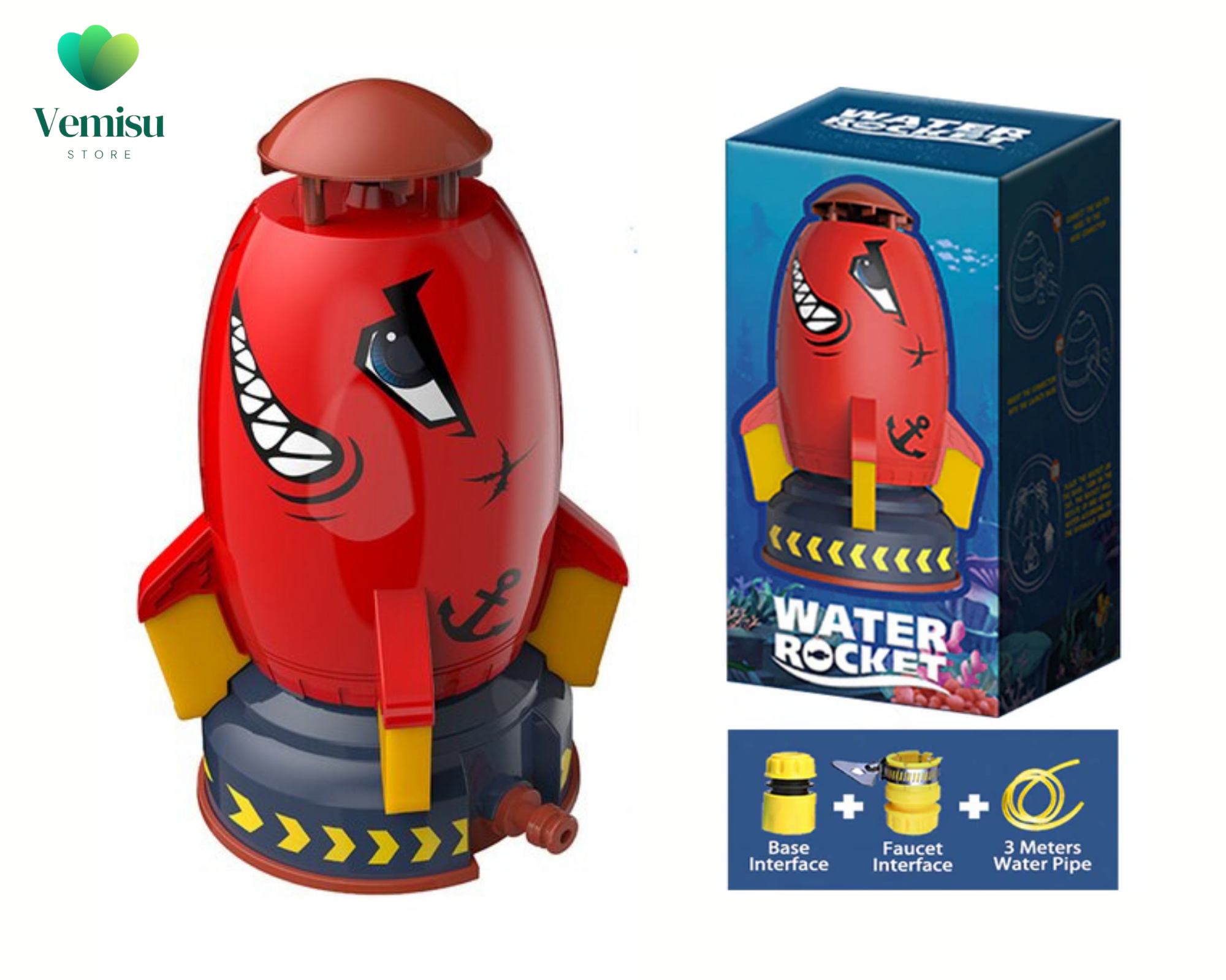 Water Flying Jet Rocket Sprinkler 2023 (Last day - Sale 40% OFF)