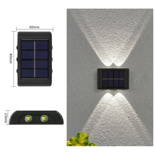 Waterproof Solar Powered Outdoor Patio Wall Decor Light - BUY MORE SAVE MORE