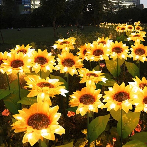 Waterproof Solar Sunflower Light