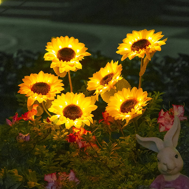 Waterproof Solar Sunflower Light