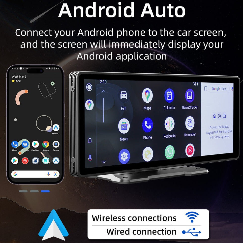 Wide CarScreen + Free Rear View Camera