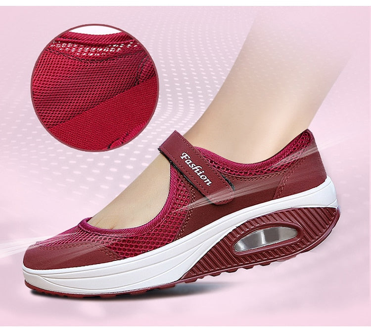 Women Comfortable Air Cushion Working Nurse Shoes