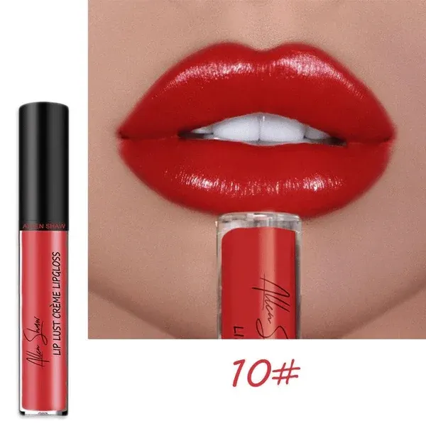 12 Colors Cream Texture Lipstick Waterproof - 50% OFF TODAY