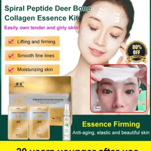 20 years younger after use  - Spiral Peptide Deer Bone Collagen Essence Kit