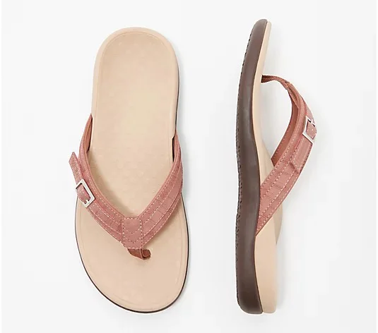 (2023 Flash Sale 50% OFF) THONG SANDALS WITH BUCKLE DETAIL