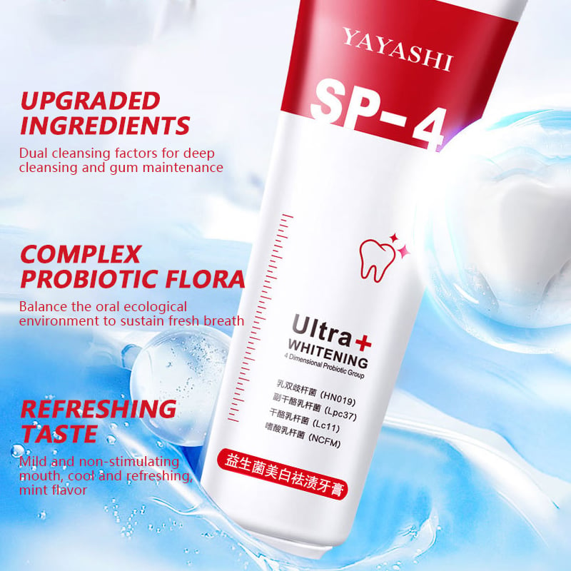 2023 HOT SALE - YAYASHI SP-4 Probiotic Whitening Toothpaste