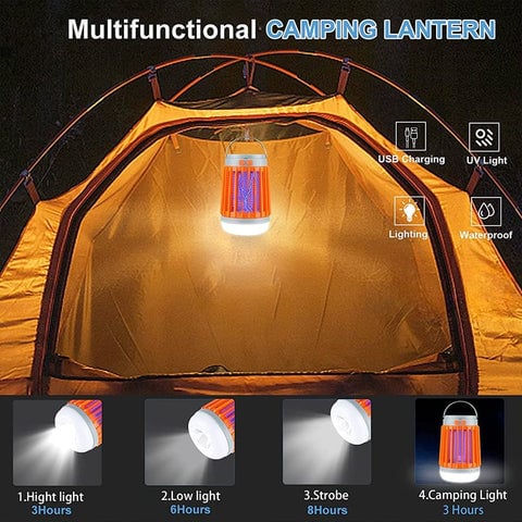 2023 Multifunctional Solar camping Mosquito Killer Lamp