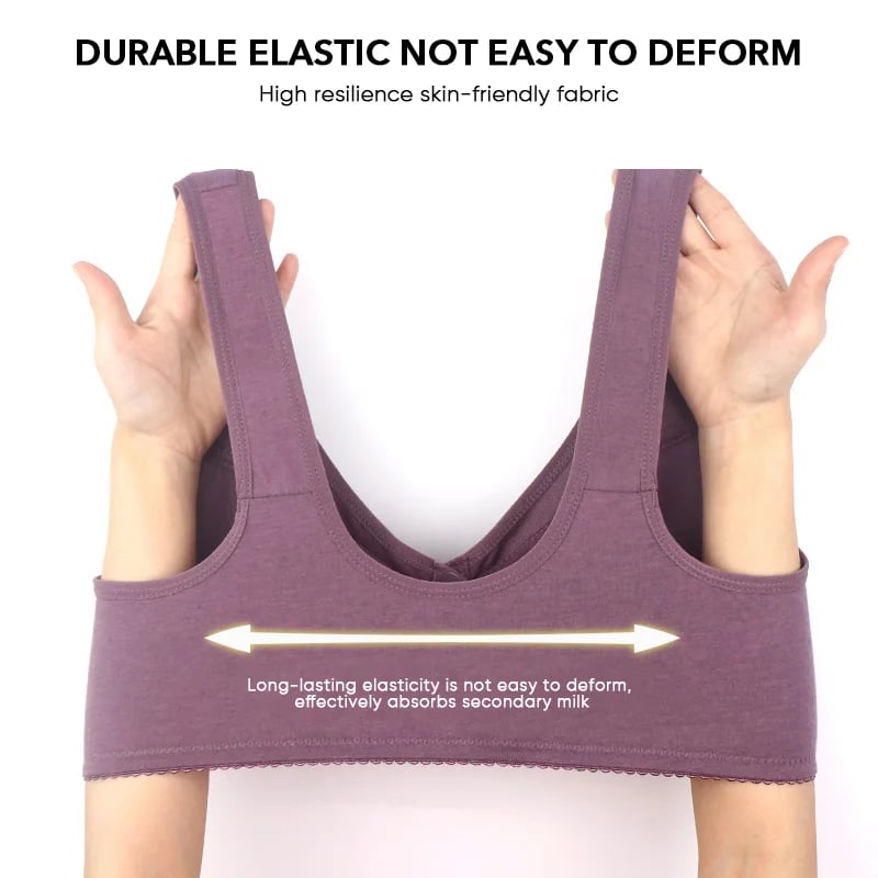 2023 New Design for Senior Front Closure Cotton Bra