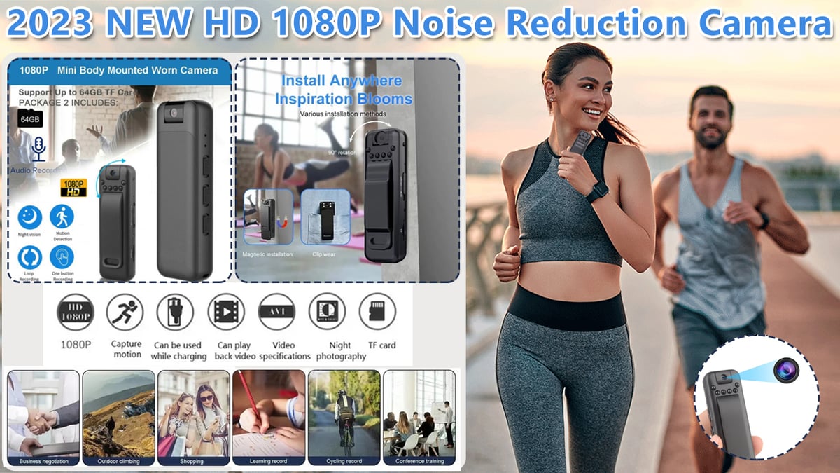 2023 NEW HD 1080P Noise Reduction Camera