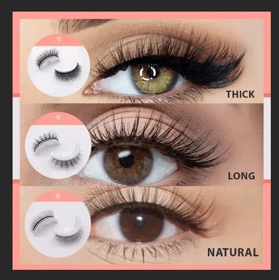 2023 Reusable Self Adhesive Eyelashes