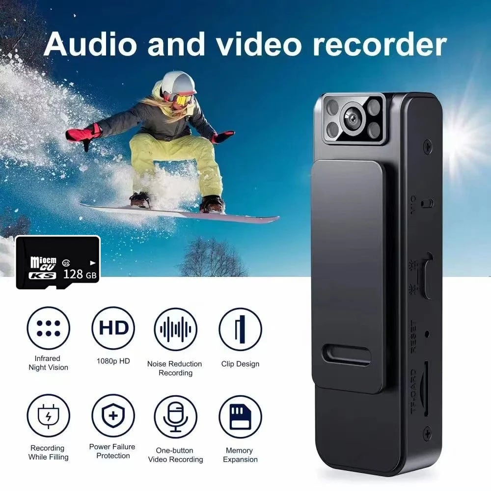 2023 SecurAV Covert Wearable Audio-Video Recorder