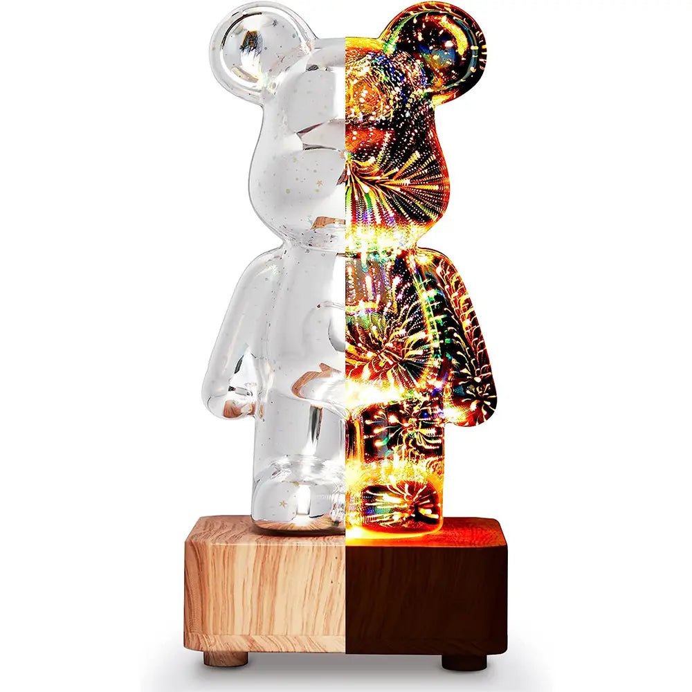 3D LED Firework Bear