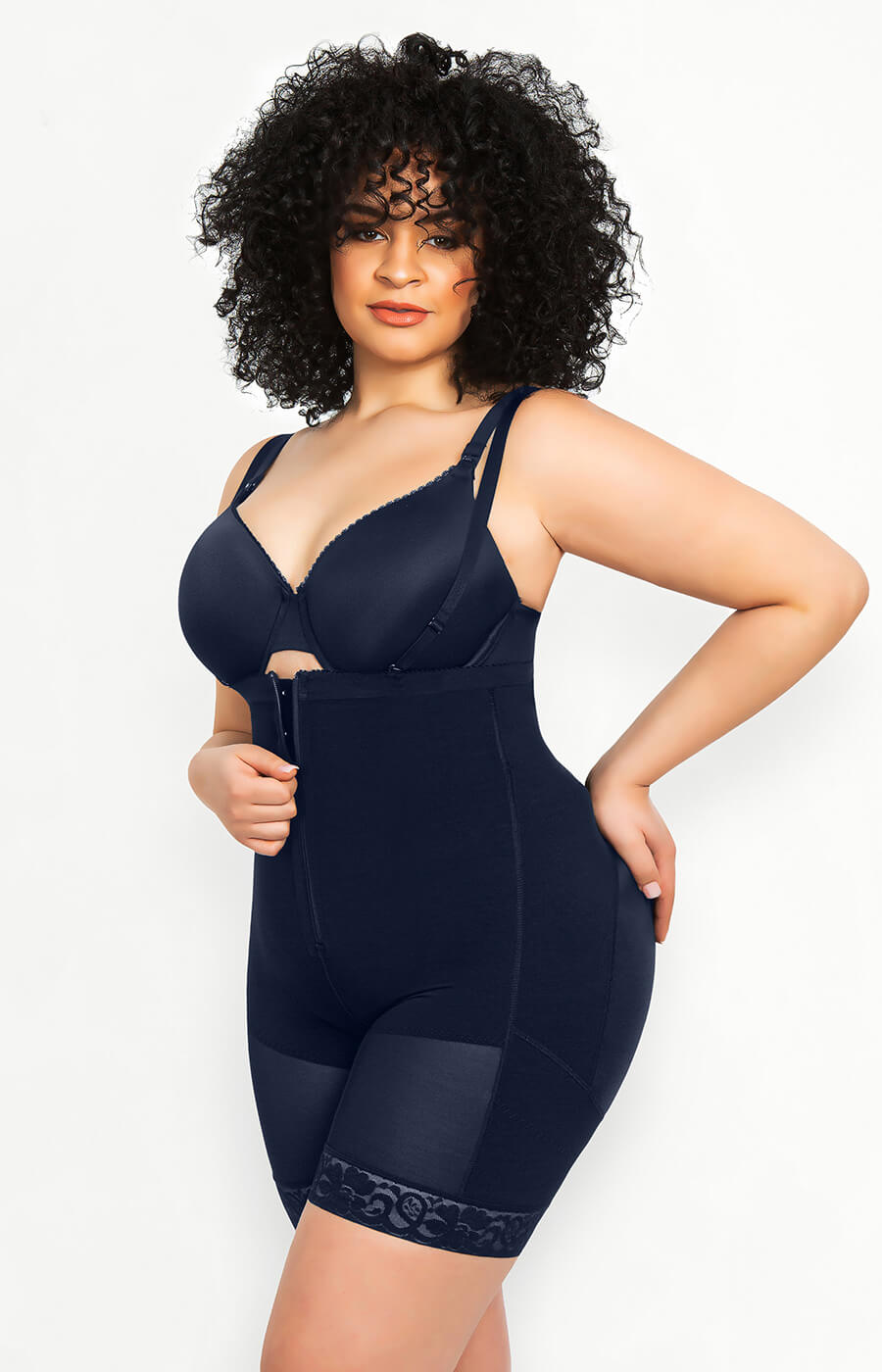 AirSlim Firm Tummy Compression Bodysuit Shaper With Butt Lifter