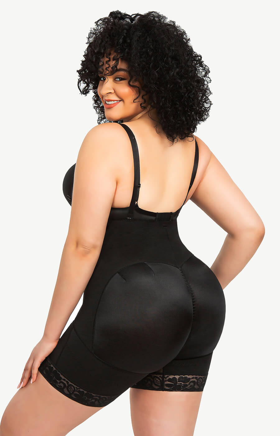 AirSlim Firm Tummy Compression Bodysuit Shaper With Butt Lifter