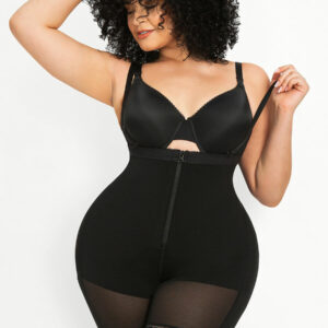 AirSlim Firm Tummy Compression Bodysuit Shaper With Butt Lifter