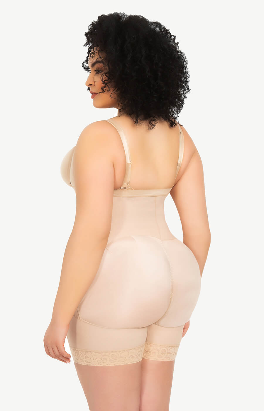 AirSlim Firm Tummy Compression Bodysuit Shaper With Butt Lifter