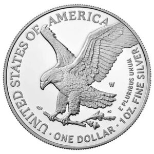 Boosgh AMERICAN EAGLE 2023 ONE OUNCE SILVER-PLATED COIN