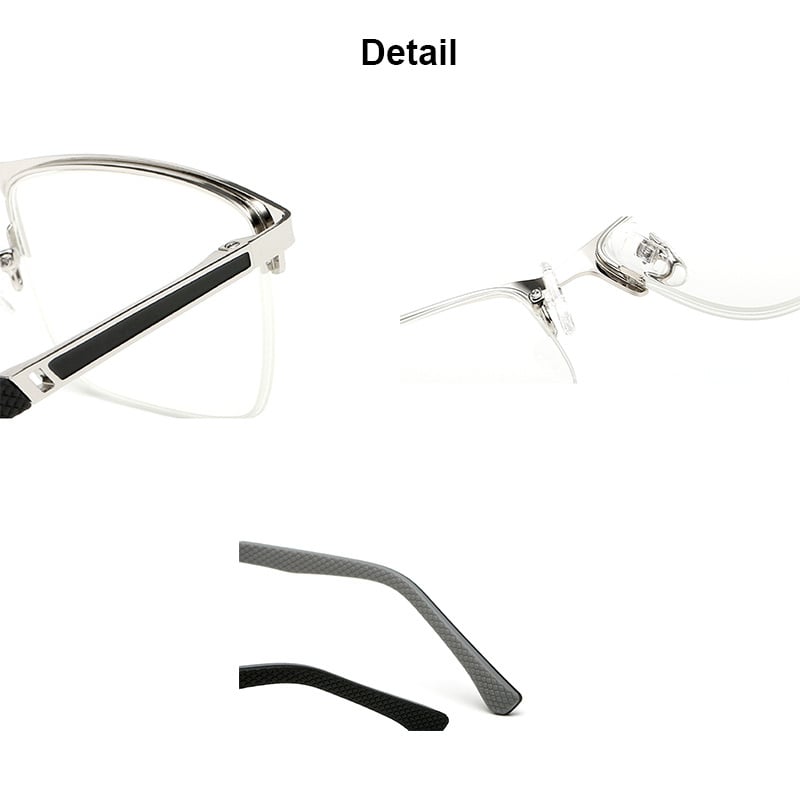 ANTI-FATIGUE HIGH-QUALITY METAL FRAME FOR BUSINESS READING GLASSES