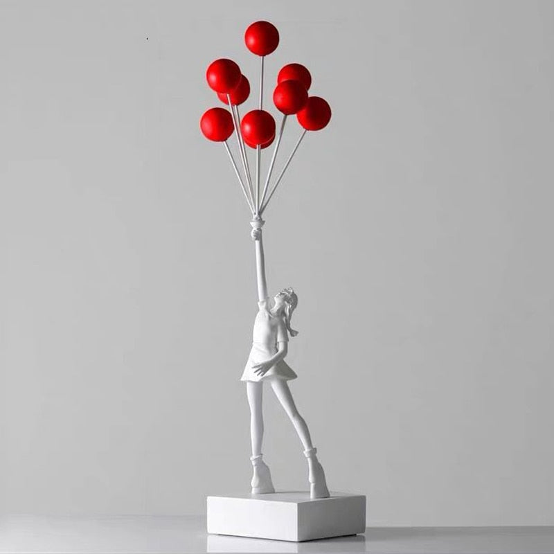 Banksy Balloon Girl Statue