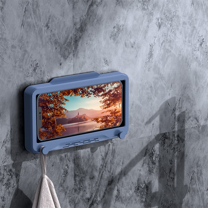 Bathroom waterproof mobile phone box bracket