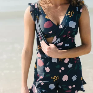 Built-in Bra Swim Romper