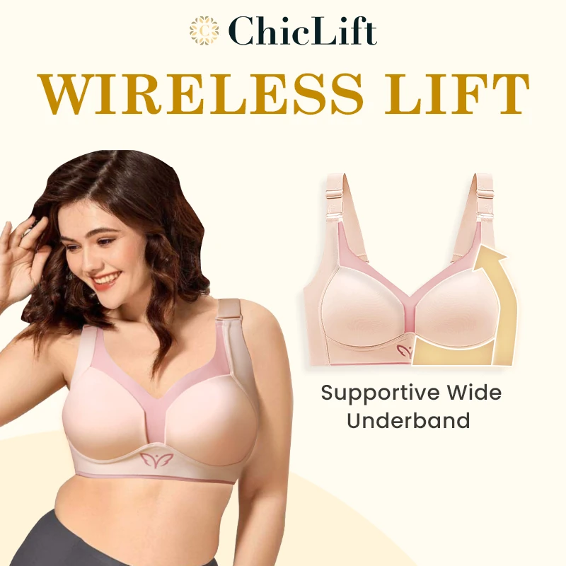 ChicLift - Seamless Wireless Lightly Lined Full Coverage Bra