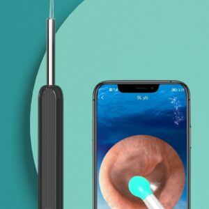 Clean Earwax – Wi -Fi Visible Wax Elimination Spoon,USB 1080P HD Load Otoscope