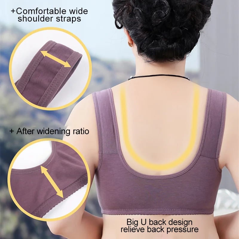 Comfortable & Convenient Front Button Bra